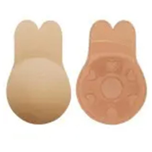 Nude Invisible Lift-Up Rabbit Ears Strapless Seamless Bra - Picture 2 of 2